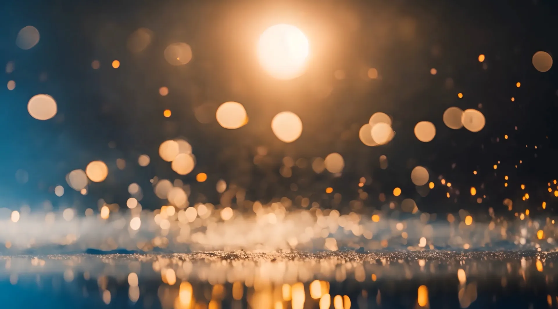 Mystical Light Particles Captivating Video Backdrop